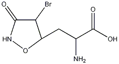 (±)-4-溴高鹅膏蕈氨酸结构式