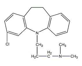 氯米帕明结构式