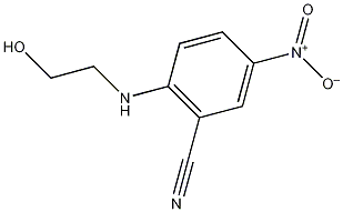 N-(2-羟乙基)2-氰基-4-硝基苯胺结构式
