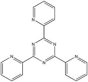 2,4,6-三(2-吡啶基-1,3,5-三嗪结构式