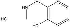 2-羟基-N-甲基苄胺盐酸盐结构式