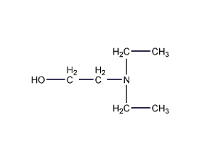 N,N-二乙基乙醇胺结构式