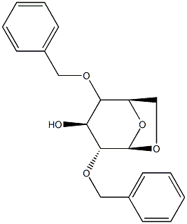 1,6-脱水-2,4-O-苯基-β-D-吡喃葡萄糖结构式
