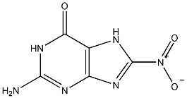 8-硝基鸟嘌呤结构式