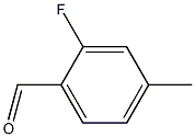 2-氟-4-甲基苯甲醛结构式