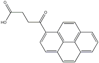 4-氧代-4-芘-1-基丁酸结构式
