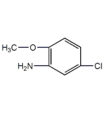 5-氯-2-甲氧基苯胺结构式