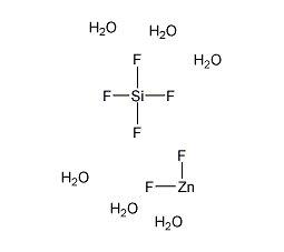 氟硅酸锌结构式