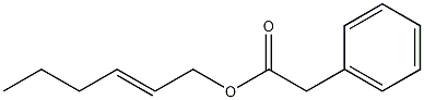 苯乙酸反-2-己烯酯结构式
