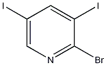 2-溴-3,5-二碘吡啶结构式