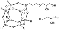 PSS-(2,3-丙二醇)丙氧基-异丁基取代结构式