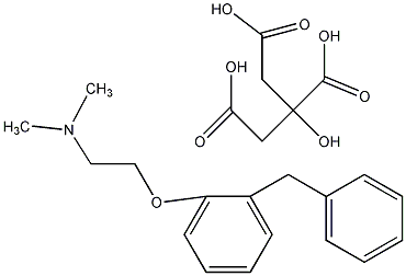 柠檬酸苯托沙敏结构式