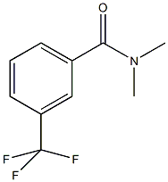 N,N-二甲基-3-(三氟甲基)苯酰胺结构式