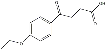 3-(4-乙氧基苯甲酰)丙酸结构式