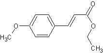 4-甲氧基肉桂酸乙酯结构式