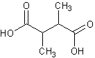 2,3-二甲基琥珀酸结构式