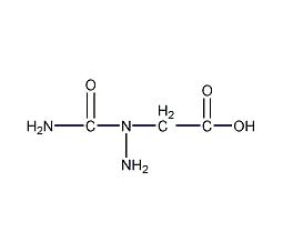 [1-(氨基羰基)肼基]乙酸结构式