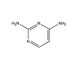 2,4-二氨基嘧啶结构式