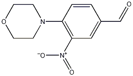 4-吗啉-3-硝基苯甲醛结构式