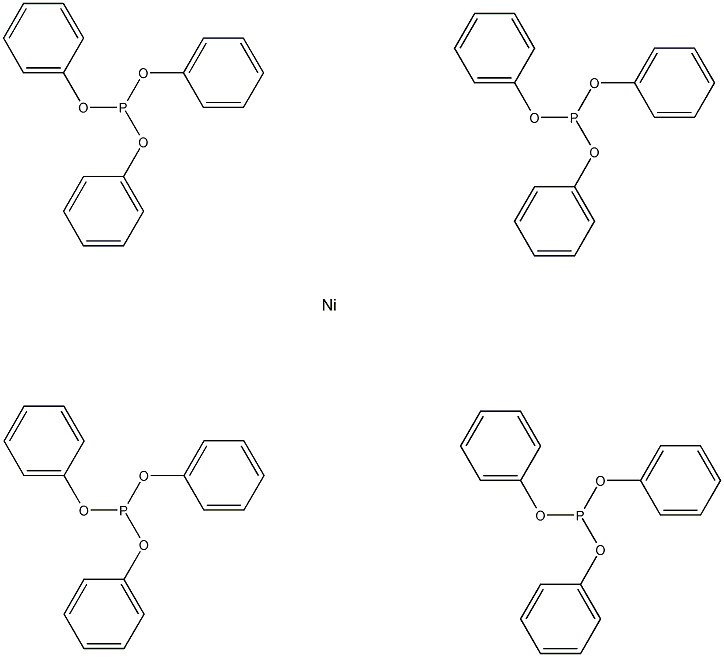 四-(三磷酸三苯酯)镍(0)结构式