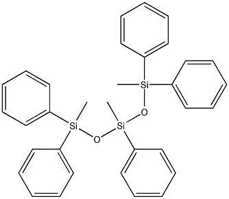 1,1,3,5,5-五苯基-1,3,5-三甲基三硅氧烷结构式