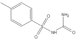 对甲苯磺酰脲结构式