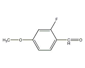 2-氟-4-甲氧基苯甲醛结构式