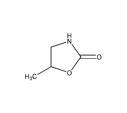 5-甲基恶唑烷酮-2-酮结构式