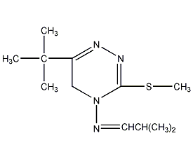 丁嗪草酮结构式