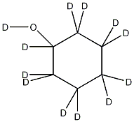 环己醇- d12结构式