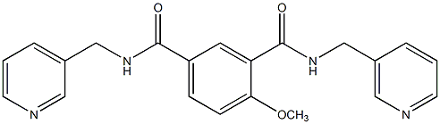 4-Methoxy-N,N′-bis(3-pyridinylmethyl)-1,3-benzenedicarboxamide