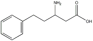 3-氨基-5-苯基戊酸结构式