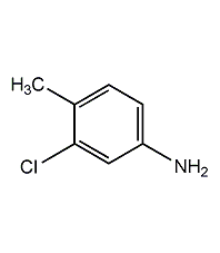 3-氯-4-甲基苯胺结构式