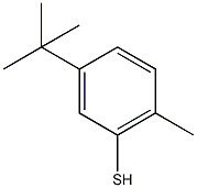 4-叔丁基-2-甲基噻酚结构式
