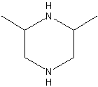 顺式-2,6-二甲基哌嗪结构式