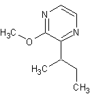 2-仲丁基-3-甲氧基吡嗪结构式