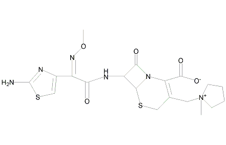 头孢吡肟结构式