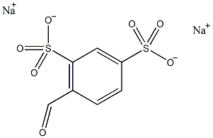 苯甲醛-2,4-二磺酸钠盐结构式