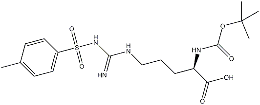 NΑ-叔丁氧羰酰基NΩ-对甲苯磺酰基D-精氨酸结构式