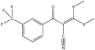 3,3-Bis(methylthio)-2-[3-(trifluoromethyl)benzoyl]acrylonitrile