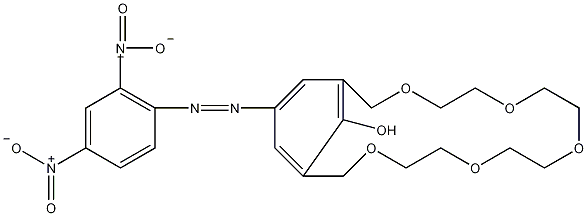 18-冠-5[4-(2,4-二硝基苯偶氮基)苯酚]结构式