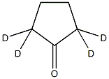 环戊酮-2,2,5,5-d4结构式