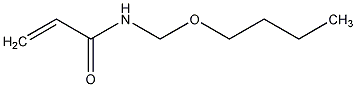 N-(异丁氧基甲基)丙烯酰胺结构式