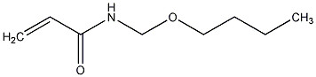 n(异丁氧基甲基)丙烯酰胺结构式