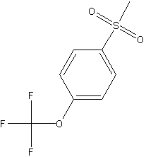 4-(三氟甲氧基)苯磺酰甲酯结构式