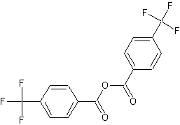 4-三氟甲基苯甲酸酐结构式