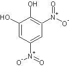 3,5-二硝基儿茶酚结构式