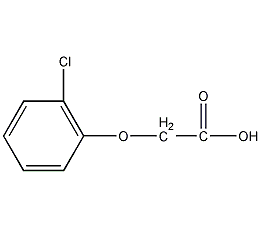2-氯苯氧基乙酸结构式