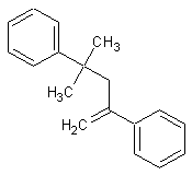 4,4-二甲基-2,4-二苯基-1-丁烯结构式