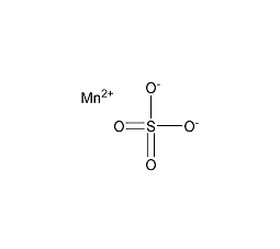 硫酸锰(Ⅱ)结构式